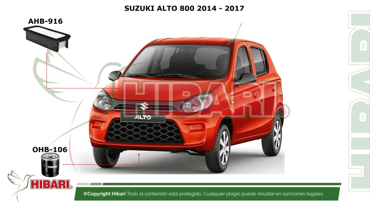 En este momento estás viendo SUZUKI ALTO 800 2014 – 2017